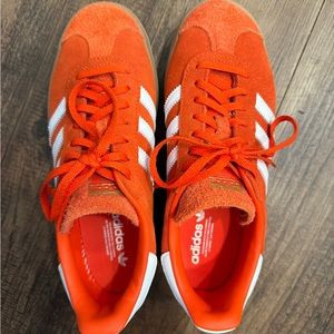 Wmns Gazelle Bold 'Collegiate Orange Gum' size 7.5.